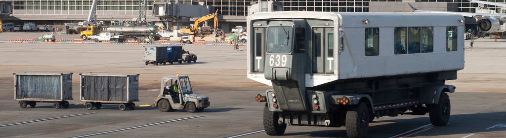 The Mobile Lounges at Dulles International Airport